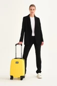 Coral High 40 cm Sarı Renkli Mini Kabin Boy Seyahat Valizi - Kadın - 16513 - 2