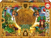 Educa 2000 Parçalı Aztek Maya Montajı Puzzle - 19565 - Aztec Mayan Montage thumbnail 2