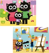 Educa 4-6 Yaş 2x48 Parça Milo Puzzle - Kız ve Erkek Çocuk Karton Puzzle - 2