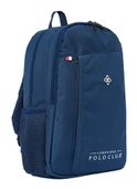 Cambridge Polo Club Hafif Su Geçirmez Üç Gözlü Lacivert Erkek Sırt Çantası thumbnail 1