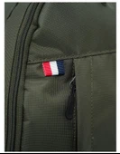 Cambridge Polo Club Hafif Su Geçirmez Üç Gözlü Haki Yeşil Sırt Çantası - Kadın ve Erkek thumbnail 5