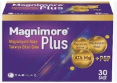 MAGNIMORE PLUS ATA + P5P SAŞE, MAGNEZYUM VE B6 VİTAMİNİ İÇEREN TAKVİYE EDİCİ GIDA 30 saşe - 1