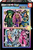 Educa 2x100 Parça Monster High Kız Çocuk Puzzle/Yapboz - 6-8 Yaş - 1