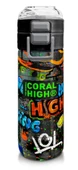 Coral High Çelik Matara Termos/Suluk 31972 - 500ml, Erkek Çocuk - Siyah Mavi Grafiti Desenli thumbnail 1