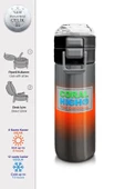 Coral High 500 ml Gri Turuncu Renk Geçişli - Erkek Çocuk Paslanmaz Çelik Okul Termosu/Suluk/Matara - 2