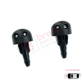 Renault Clio MK2 Symbol Thalia MK1 MK2 7700413545 İçin 2 Adet Ön Cam Silecek Su Fıskiye Memesi thumbnail 1