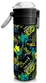 Coral High 500 ml Erkek Çocuk Pipetli Termos/Matara - Nefti Siyah Tamir Seti Desenli  - Çift Kullanım Özelliği - 3