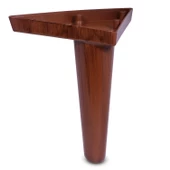 Mobilya Kanepe Konsol Tv Ünitesi Puf Koltuk Ayağı Kahverengi Ayakları 18 Cm (4 ADET) - 3