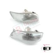 Renault Symbol MK3 Dacia Logan Sandero MK2 261653175R 261600977R İçin Ayna Sinyali Sağ ve Sol thumbnail 5