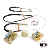 Audi Q5 SQ5 8R 8RB 2008-2018 5-Kapı 8R0837461 İçin Elektrikli Ön Sol Cam Kriko Tamir Seti thumbnail 4