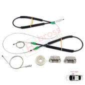 Ford Focus MK1 1998-2005 4/5 Kapı Hatchback Sedan Wagon 1142894 İçin Ön Sağ Cam Kriko Tamir Seti thumbnail 1