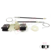 Ford Fiesta MK6 CB1 CCN JA8 JR8 2008-2017 4/5 Kapı 1568451 İçin Elektrikli Arka Sol Cam Kriko Tamir Seti thumbnail 4