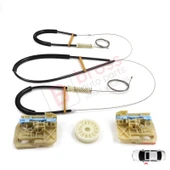 Audi Q5 SQ5 8R 8RB 2008-2018 5-Kapı 8R0837461 İçin Elektrikli Ön Sol Cam Kriko Tamir Seti thumbnail 3