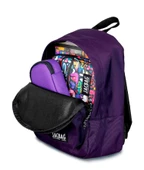 Jacbag Classic Kids - İki Bölmeli Ufak Günlük Mor Sırt Çantası - Jac-34 - Kadın/Kız Çocuk thumbnail 3