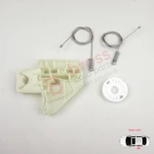 Skoda Octavia MK2 A5 1Z 2004-2013 4/5-Kapı 1Z0839655 İçin Elektrikli Arka Sol Cam Kriko Tamir Seti thumbnail 2