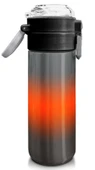 Coral High 500 ml Gri Turuncu Renk Geçişli - Erkek Çocuk Paslanmaz Çelik Okul Termosu/Suluk/Matara - 3