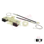 Ford Fiesta MK6 CB1 CCN JA8 JR8 2008-2017 4/5 Kapı 1568451 İçin Elektrikli Arka Sol Cam Kriko Tamir Seti thumbnail 5