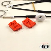 VW Touran MK1 1T1 1T2 1T3 2003-15 1T1837461 1T1837462 İçin Ön Sağ veya Sol Kapı Cam Kriko Tamir Seti thumbnail 4