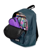 Jacbag Classic Kids - İki Bölmeli Ufak Günlük Gri Sırt Çantası - Jac-34 - Erkek thumbnail 3