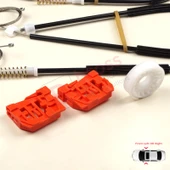 VW Touran MK1 1T1 1T2 1T3 2003-15 1T1837461 1T1837462 İçin Ön Sağ veya Sol Kapı Cam Kriko Tamir Seti thumbnail 5