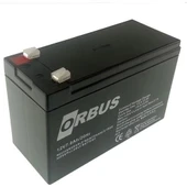 12 VOLT 7 AMPER ORBUS MOTOSİKLET AKÜSÜ-114*71*131 mm-2,3 kg. YTX7L-BS - 1