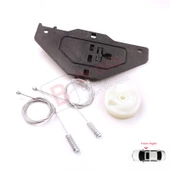 Citroen C3 MK2 SC A51 2009-2016 5-Kapı 9813093180 İçin Elektrikli Ön Sağ Cam Kriko Tamir Seti thumbnail 2