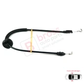 VW Golf MK5 1K1 1K5 Plus 5M1 521 Jetta MK3 1K2 4/5 Kapı 5M0837085B İçin Ön Kapı İç Açma Teli thumbnail 3