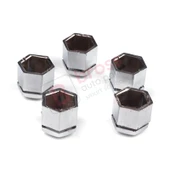 Opel İçin 5 Adet Gümüş Renk Plastik Bijon Kapağı 1008209, GM 90343694 22 30 mm* 17mm thumbnail 4