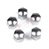 Opel İçin 5 Adet Gümüş Renk Plastik Bijon Kapağı 1008209, GM 90343694 22 30 mm* 17mm thumbnail 2