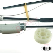 Audi TT Tipi 8J MK2 2006-2014 İçin Ön Sağ Kapı Elektrikli Cam İndirme Kaldırma Kriko Tamir Seti thumbnail 4