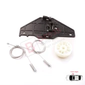 Citroen C3 MK2 SC A51 2009-2016 5-Kapı 9813093180 İçin Elektrikli Ön Sağ Cam Kriko Tamir Seti thumbnail 1