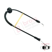 VW Golf MK5 1K1 1K5 Plus 5M1 521 Jetta MK3 1K2 4/5 Kapı 5M0837085B İçin Ön Kapı İç Açma Teli thumbnail 1