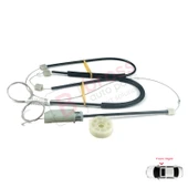 Audi TT Tipi 8J MK2 2006-2014 İçin Ön Sağ Kapı Elektrikli Cam İndirme Kaldırma Kriko Tamir Seti thumbnail 5