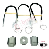 Ford Mondeo MK4 BA7 2007-2015 4/5 Kapı 7571A23201 İçin Ön Sol Kapı Cam Kriko Tamir Seti thumbnail 1