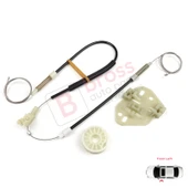 Mercedes Axor 2001-2005 Atego MK1 1998-2004 9737200346 İçin Sol Kapı Cam Kriko Tamir Seti thumbnail 1