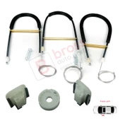 Ford Mondeo MK4 BA7 2007-2015 4/5 Kapı 7571A23201 İçin Ön Sol Kapı Cam Kriko Tamir Seti thumbnail 3