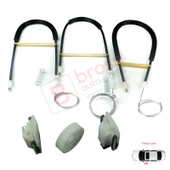 Ford Mondeo MK4 BA7 2007-2015 4/5 Kapı 7571A23201 İçin Ön Sol Kapı Cam Kriko Tamir Seti thumbnail 4