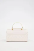 Levidor Krem Baklava Desen Omuz Çantası 930295 - 4