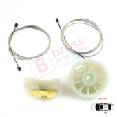 Opel Meriva MK1 A 2003-2010 93362663 İçin Arka Sol Kapı Cam Kriko Tamir Seti thumbnail 3