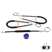 Seat Toledo MK3 2004-2009 Altea 5P1 XL 5P5 5P8 5P0837462 İçin Elektrikli Ön Sağ Kapı Cam Kriko Seti thumbnail 1