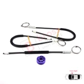 Seat Toledo MK3 2004-2009 Altea 5P1 XL 5P5 5P8 5P0837462 İçin Elektrikli Ön Sağ Kapı Cam Kriko Seti thumbnail 2