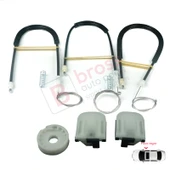 Ford Mondeo MK4 BA7 2007-2015 4/5 Kapı 7S71A23200 İçin Ön Sağ Kapı Cam Kriko Tamir Seti thumbnail 2