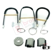 Ford Mondeo MK4 BA7 2007-2015 4/5 Kapı 7S71A23200 İçin Ön Sağ Kapı Cam Kriko Tamir Seti thumbnail 1