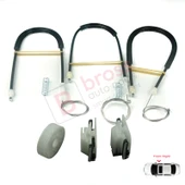 Ford Mondeo MK4 BA7 2007-2015 4/5 Kapı 7S71A23200 İçin Ön Sağ Kapı Cam Kriko Tamir Seti thumbnail 4