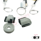 Ford Mondeo MK4 BA7 2007-2015 4/5 Kapı 7S71A23200 İçin Ön Sağ Kapı Cam Kriko Tamir Seti thumbnail 5