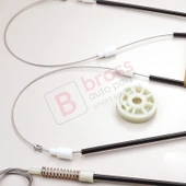 Peugeot 306 Phase 2/3 1997-2002 Cabrio Convertible 922286 İçin Elektrikli Sağ Cam Kriko Tamir Seti thumbnail 4