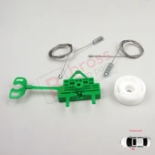 Fiat Linea 323 110 2007-2018 51892561 İçin Elektrikli Ön Sol Kapı Cam Kriko Tamir Seti thumbnail 3