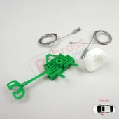 Fiat Linea 323 110 2007-2018 51892561 İçin Elektrikli Ön Sol Kapı Cam Kriko Tamir Seti thumbnail 5