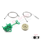 Fiat Linea 323 110 2007-2018 51892560 İçin Elektrikli Ön Sağ Kapı Cam Kriko Tamir Seti thumbnail 4