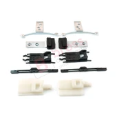 BMW 3 E46 1997-2003 Makyajsız Kasa için 10 Parça Sunroof Perde Kayar Kızak Çıta Bakalit Klips Seti thumbnail 2